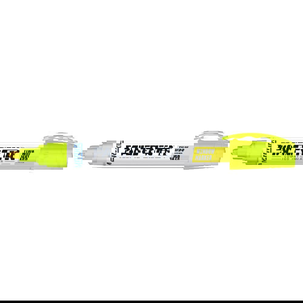 Liquid paint marker creates bright marks that are easily removed with water